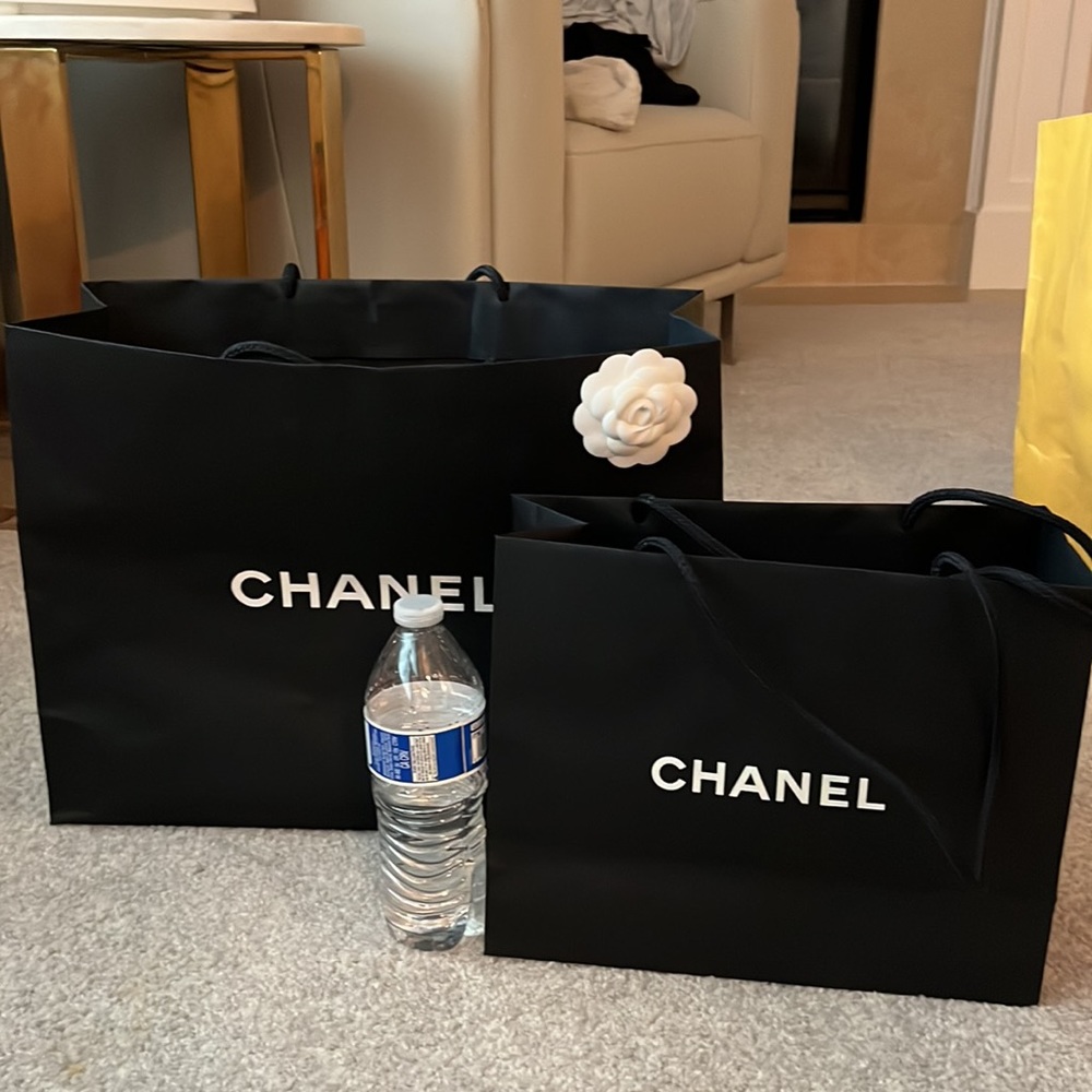 Chanel gift bag 2 pack